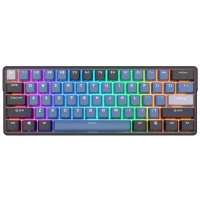 Клавиатура Royal Kludge RK61 Plus RGB (черный, RK Cyan) фото 1